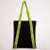 Shopper bag is not my problem with a lining, 35x30 cm, black color