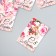 Cardboard "Flower composition" set 10 pcs (5 types) 4x6 cm