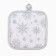 Snowflake Snowflake silver 17*17 cm, 100% p/e