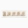 Box for 5 sweets with cells "Golden Snowflakes", 6 x 23 x 3 cm, New Year