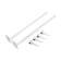 Aqualink radiator, floor, adjustable, l = 200-500 mm