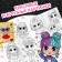 Coloring “Wow Girls”, A5 format, 6 pcs. 12 p.