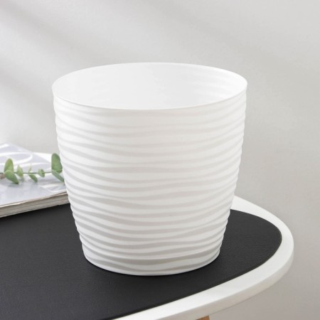 Pot with the pallet "Dun", 3 l, the color is white-5