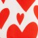 The path to the Ethel table Red Hearts 40x149cm, 100% cotton, sarzha 190 g/m2
