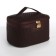 Lightning cosmetic bag, brown color