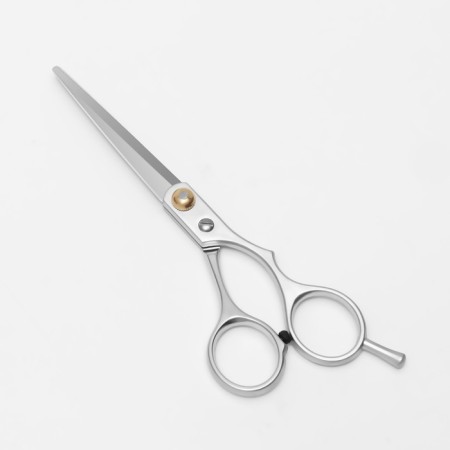 Hairdressing scissors with emphasis, blade - 6.5 cm, silver color-1