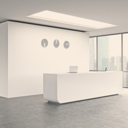 Lamp wall-flowing Mantra Clock, LED, 2800LM, 4000K, 52 mm, matte white color-4
