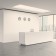 Lamp wall-flowing Mantra Clock, LED, 2800LM, 4000K, 52 mm, matte white color