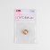 Metal button on the leg "Saturn", decorative, d = 18 mm, gold color