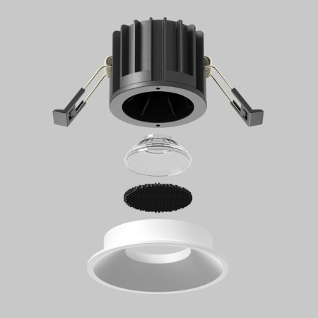 Technical DL058-12W-DTW-W ROUND, 80x80x60 mm, LED, 12W, 840LM, white, white color, white-4