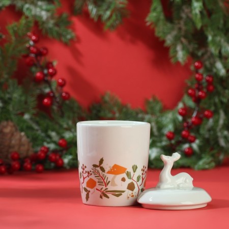 Bank for storage "New Year's Deer", 300ml-2