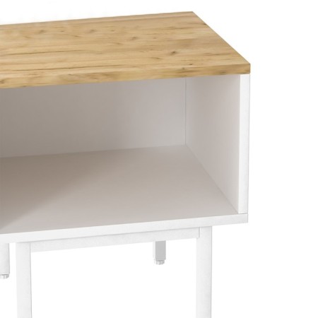 Bleet cabinet Bergen, 40x35x45 cm, oak craf gold, white-4