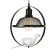 Bayerlux lamp "Bird" E27 40W black and white 25x30x30 cm
