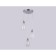 Suspended Ambrella Light, TraDitional, TR3548, 3HE14, Color Chrome