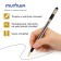 Ballic handle Munhwa Mc Gold, rubber flu, black ink, node 1.0 mm