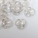 Beads for creativity Plastic "Busin hat" set 50 pcs Transparent 0.4x1x1 cm