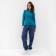 Longsliv Women's Minaku: Basic Line Emerald Color, Size 42