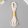 Yarn 100% cellulose "Softino Raffia Color Melange" Washed, white with gold 10m