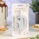 Candle for cake the number "anniversary" number 50, silver, 9.7 cm,