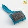 The brush is a large packer soft with drops, a base of 68 x 48 mm, turquoise