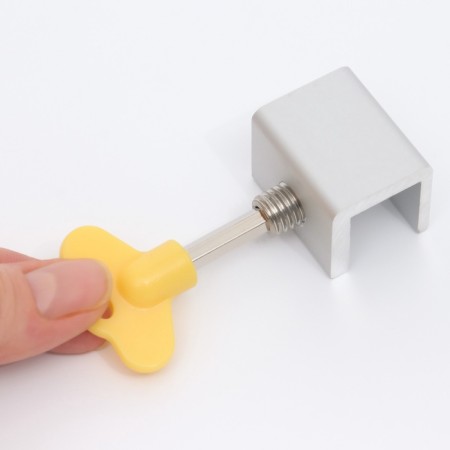 Loading and windows lock, yellow, 16 mm-5