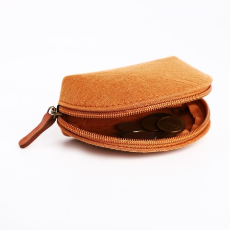 Women's wallet with lightning, brown color-2