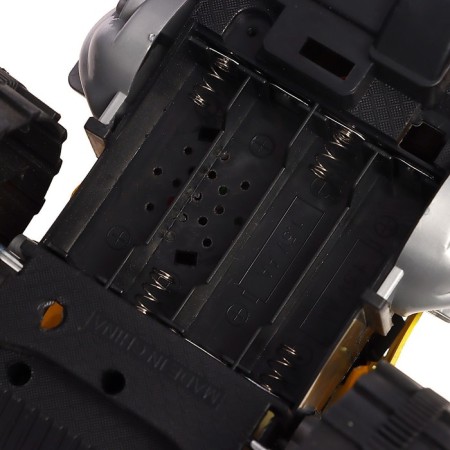 Radio -controlled jeep "racer", works on batteries, yellow color-5