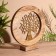 Interior souvenir in the wooden ring "tree" 30x8x33 cm
