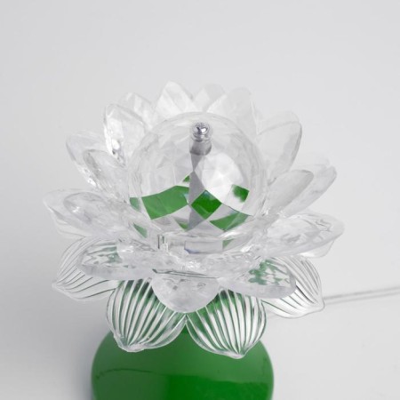 Light device "Flower" 12.5 cm, glow RGB, 220 V, green-2