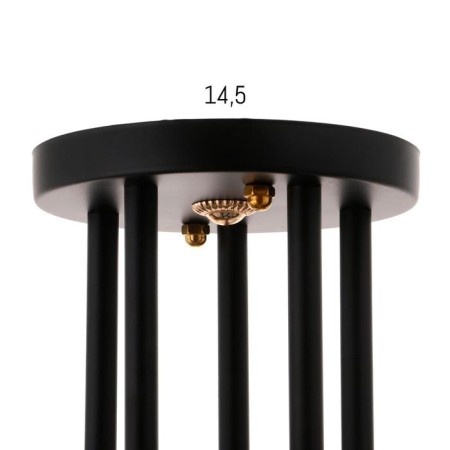 Economic Service Chandelier 00101/5 5x60W E27, black/amber, 56x56x28 cm-4