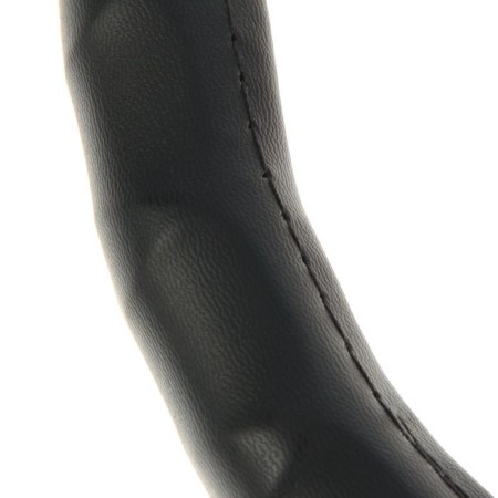 Braid on the steering wheel Lavita, size m, leather, black-1