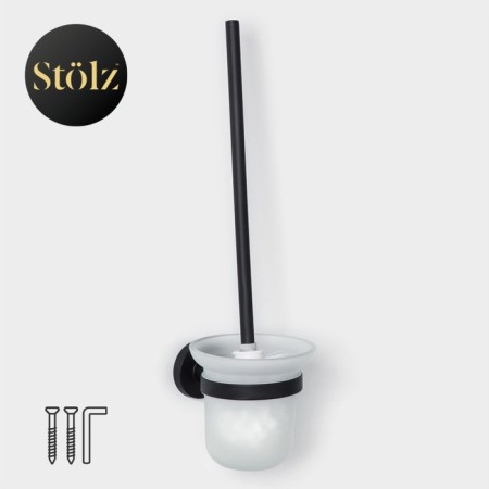Wall brush for the toilet stalls Stölz Loft Basic