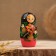 Nesting doll "mountain ash", black scarf, 3 puppet, 12 cm