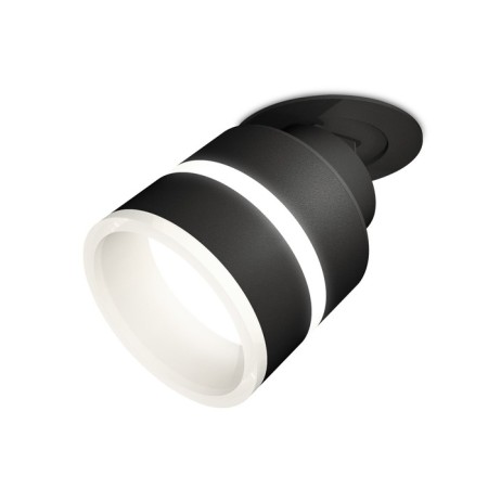 A set of built -in rotary lamp with acrylic Ambrella Light, Techno, XM8102524, Black Black Sand Color