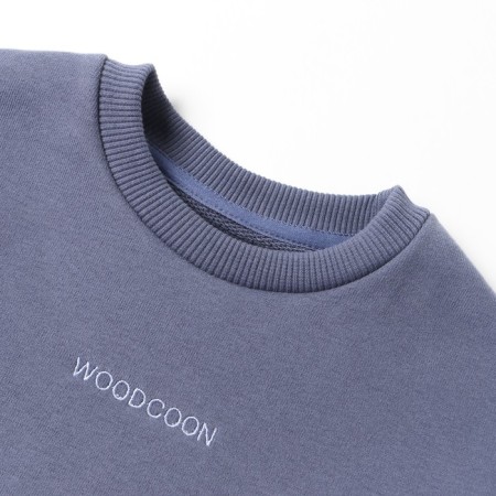 Sweatshirt for a boy, jeans color, height 122 cm-1
