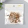 Buttons plastic for creativity on the leg "Golden Hemisphere" set of 30 pcs 1.2x1.2 cm