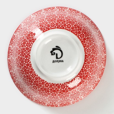 Basilnik ceramic shade "Javlon", 350 ml, d = 12 cm, red color-7