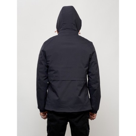Sports male jacket, size 56, dark blue color-3