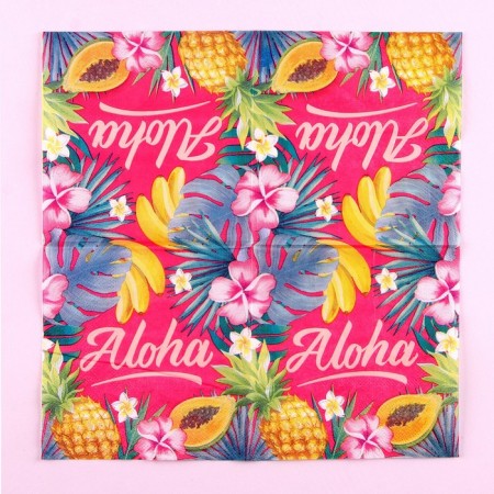 Paper napkins Aloha, 25 × 25 cm, in a set of 20 pcs.-4