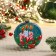 Christmas ball D-10 cm "Christmas candles"