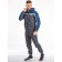 Sports costume men's ise, size 52, dark gray color, blue