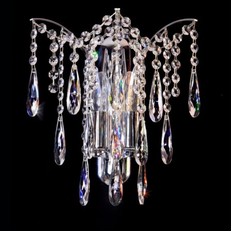 Sconces Citilux "Selena" CL302320, 26x30 cm, 2x40W, E14, color gray color-13