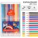 Color pencils, 12 colors, trihedral, avengers