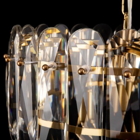 Suspended lamp Maytoni Mod122PL-05BS, 5XE14, 40W, 43x43x125 cm, brass color-1