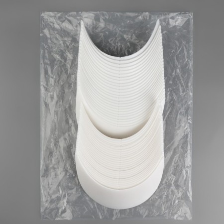 KEPK visor 7 × 17.5 × 6 cm, white color-4