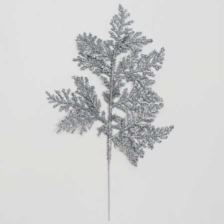 Decorative twig "amazement" in silver color, 0.3 × 12 × 28 cm-3