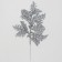 Decorative twig "amazement" in silver color, 0.3 × 12 × 28 cm