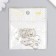 Decor for creativity Metal "Double Heart" silver 2.4x3.1 cm
