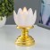 Night "Candle" LED from batteries 2haaa gold 8x8x12 cm Risalux