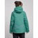 Ski jacket female winter, size 54, green color